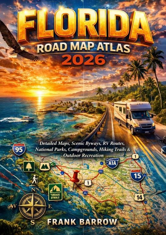 Florida Road Map Atlas 2026 - cover
