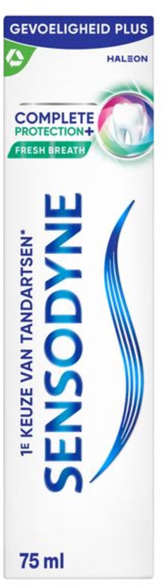 Sensodyne Tandpasta Complete Protection + Fresh Breath - 6 x 75 ml - Voordeelverpakking