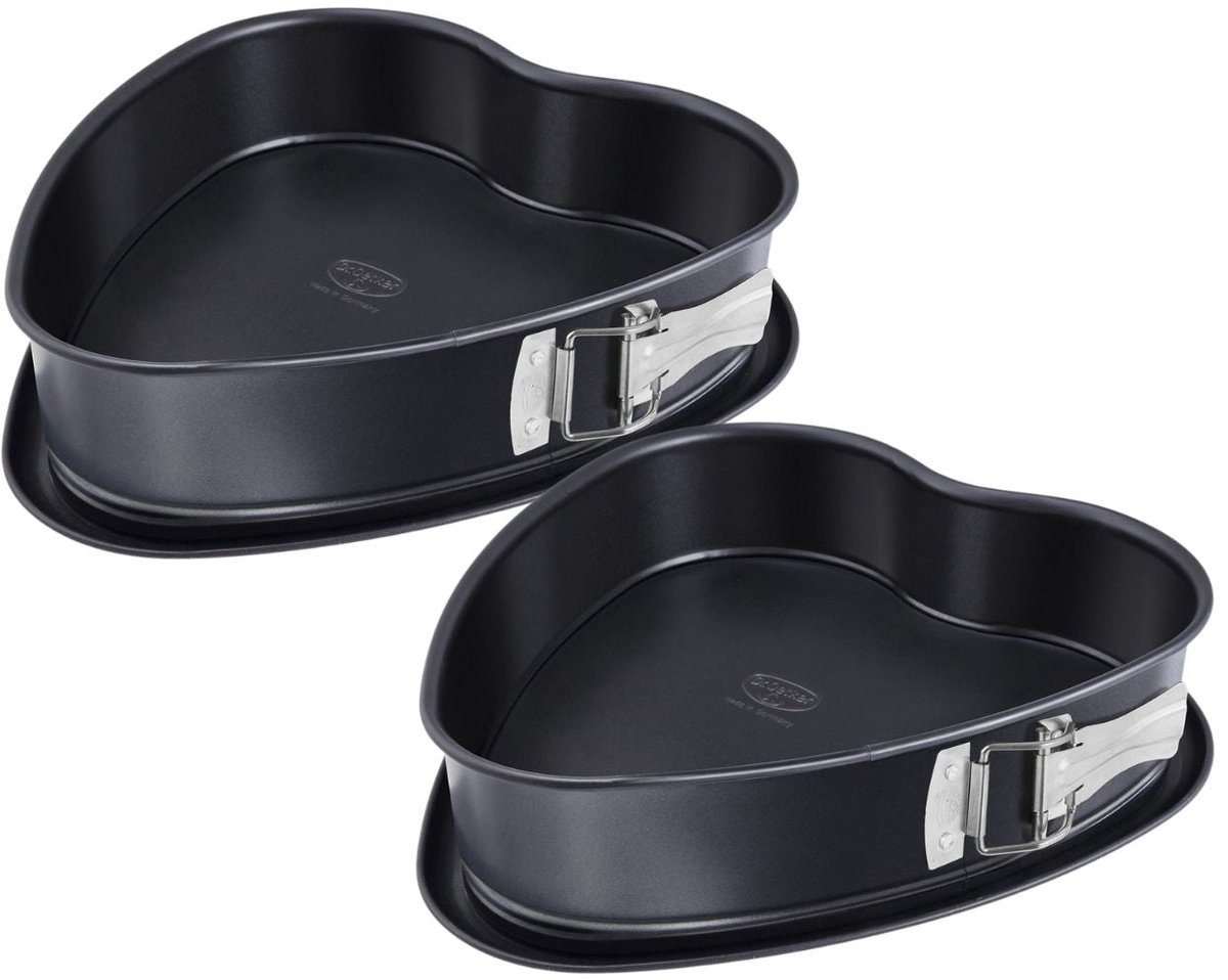 Set van 2 Hartvormige Scharniervormen 25 cm Dr. Oetker