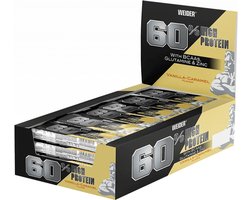 Weider 60% Protein Bar (24x45g) Vanilla-Caramel - Repen - Eiwit Repen