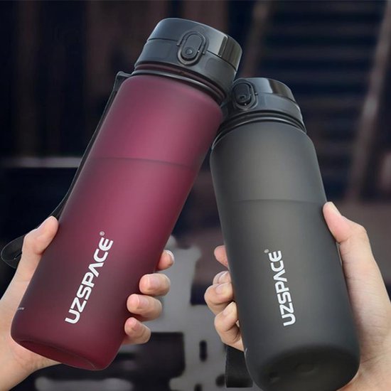1000ml Waterfles - Lekvrij - Tritan Waterfles - BPA-vrij - Geschikt voor school, sport en fitness - Tritan Waterfles - Dun, lichtgewicht, schokbestendig, herbruikbaar — afbeelding 3