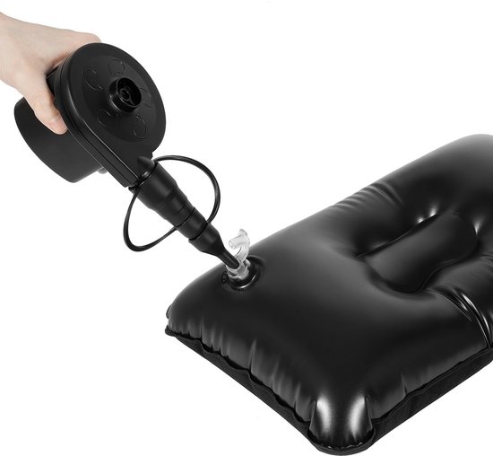 Amolass - Luchtbed voor Auto - Opblaasbed Automatras - Camping - Met kussen en luchtpomp - Zwart - 1.2x1.7M - Inclusief draagtas van Merkloos — afbeelding 3