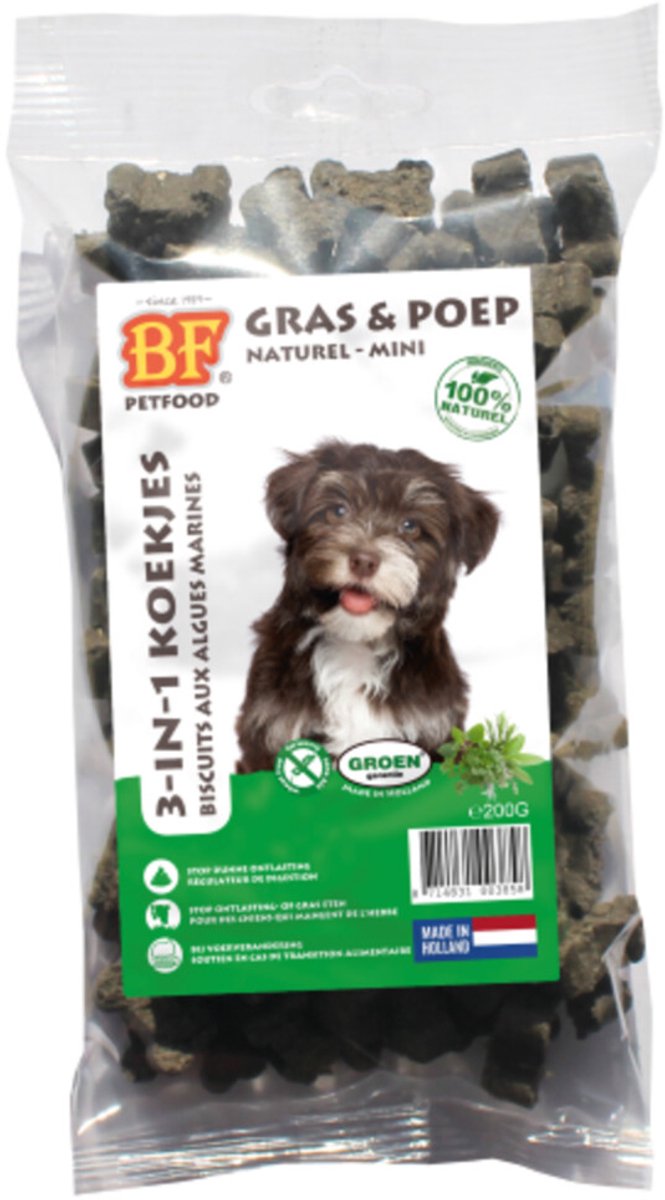 BF Petfood 3-in-1 Koekjes Mini Kuiden - 12 x 200 gr - Voordeelverpakking
