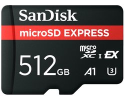 SanDisk MicroSD express Gameplay 512GB 880mb/650mb/s