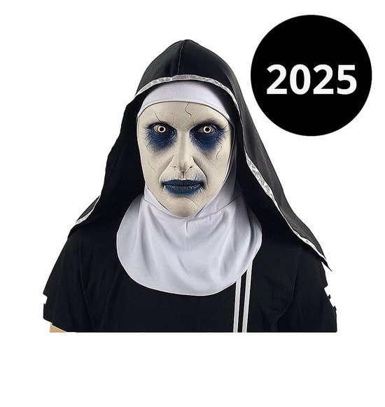 The Nun masker - Non masker - Horror masker - Eng masker - Halloween masker - Enge maskers - Carnaval masker - The Nun - Spook masker - Killer clown masker