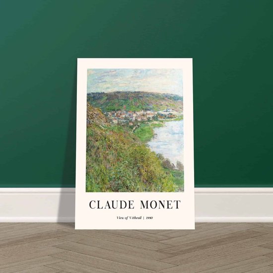 Affiche Claude Monet - Vue de Vétheuil 50x70 cm