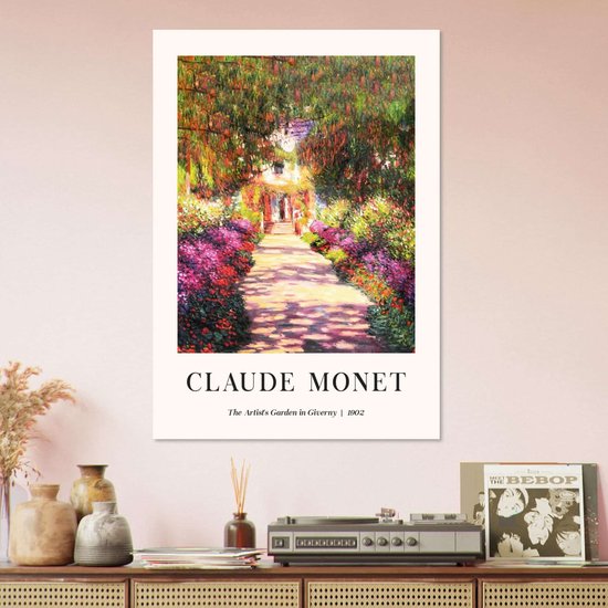 Affiche Claude Monet - Le Garden de l'artiste à Giverny II 50x70 cm