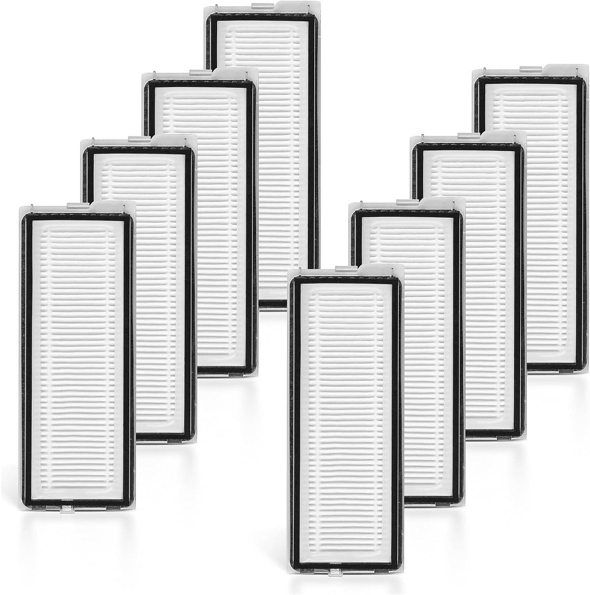 8-delige filteraccessoire set voor robotstofzuiger - HEPA filter - reserveonderdelen.