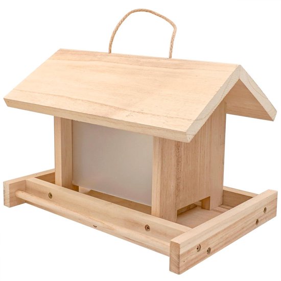 Hangende metalen vogelvoeder voor het voeden van tuin wilde vogels