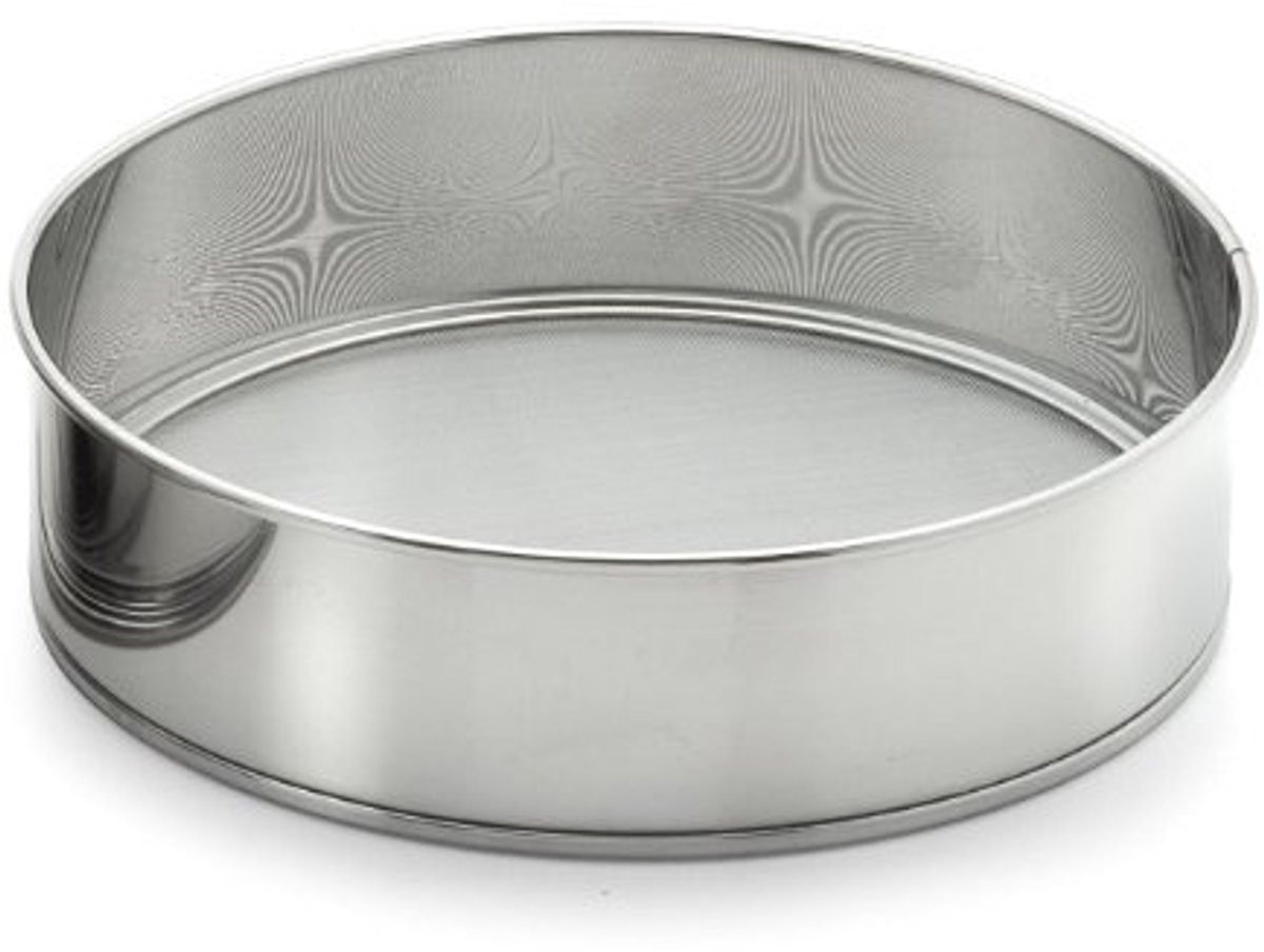 Meelzeef van roestvrij staal - 20 cm
