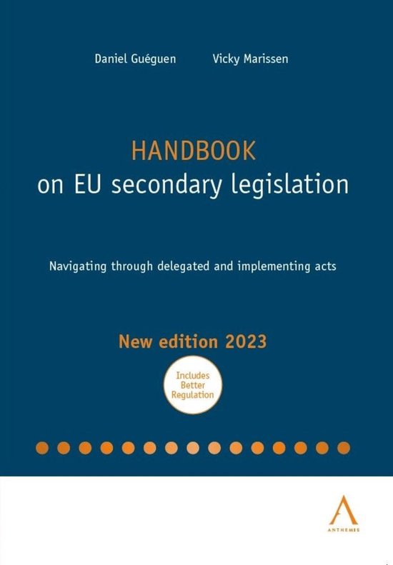 Handbook on EU secondary legislation - cover