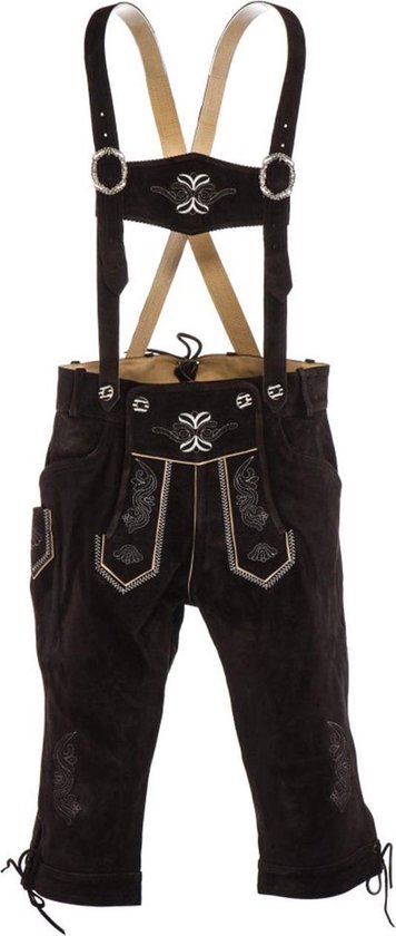 Lederhosen Anton - 100% leer, 54 | Top Kwaliteit