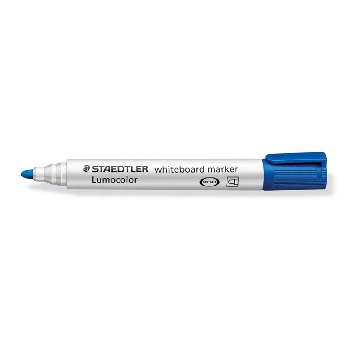 Staedtler Whiteboard Marker Rond Blauw - Vervaagbestendig & Gemakkelijk Uitwisbaar