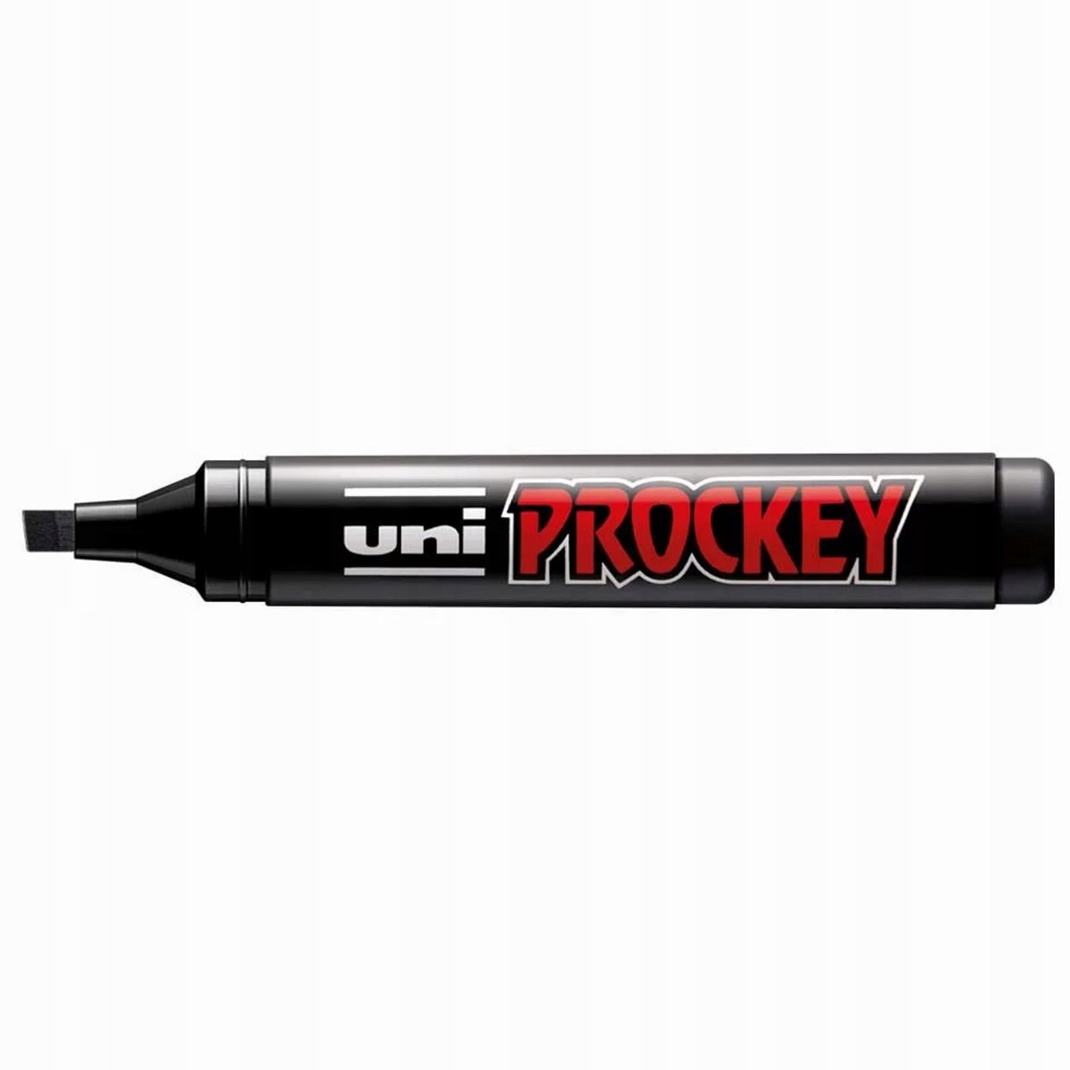 UNI PM-126 Permanente Marker, Zwarte Inkt, Afgeschuinde Punt 5,7mm