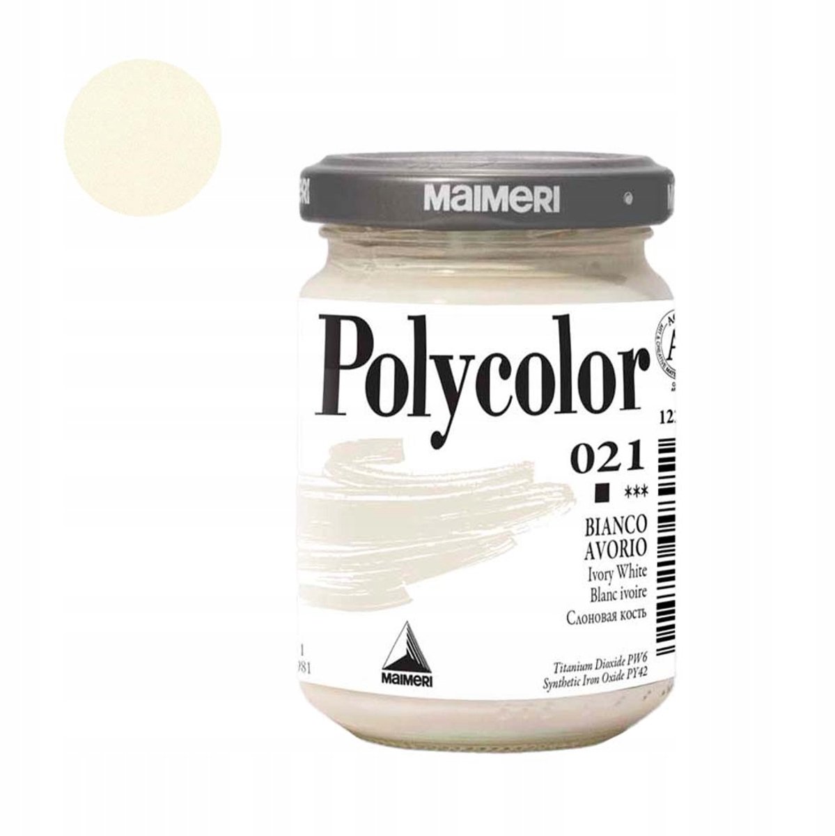 Polycolor Acrylverf 140ml - Romig Wit (Ivoorwit)