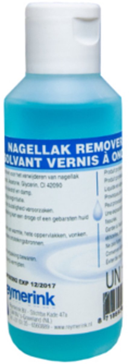 Reymerink - Nagellakremover - Met Acéton - 100 ml - 140409 - Blauw -