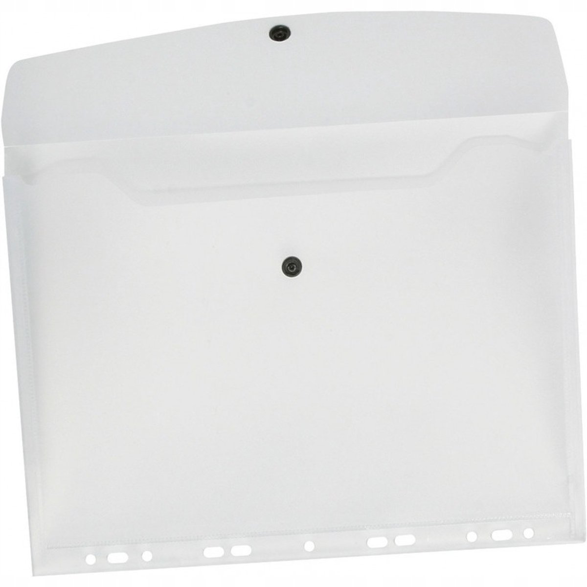 Transparant A5 Insteekkaart met Drukknop - PVC