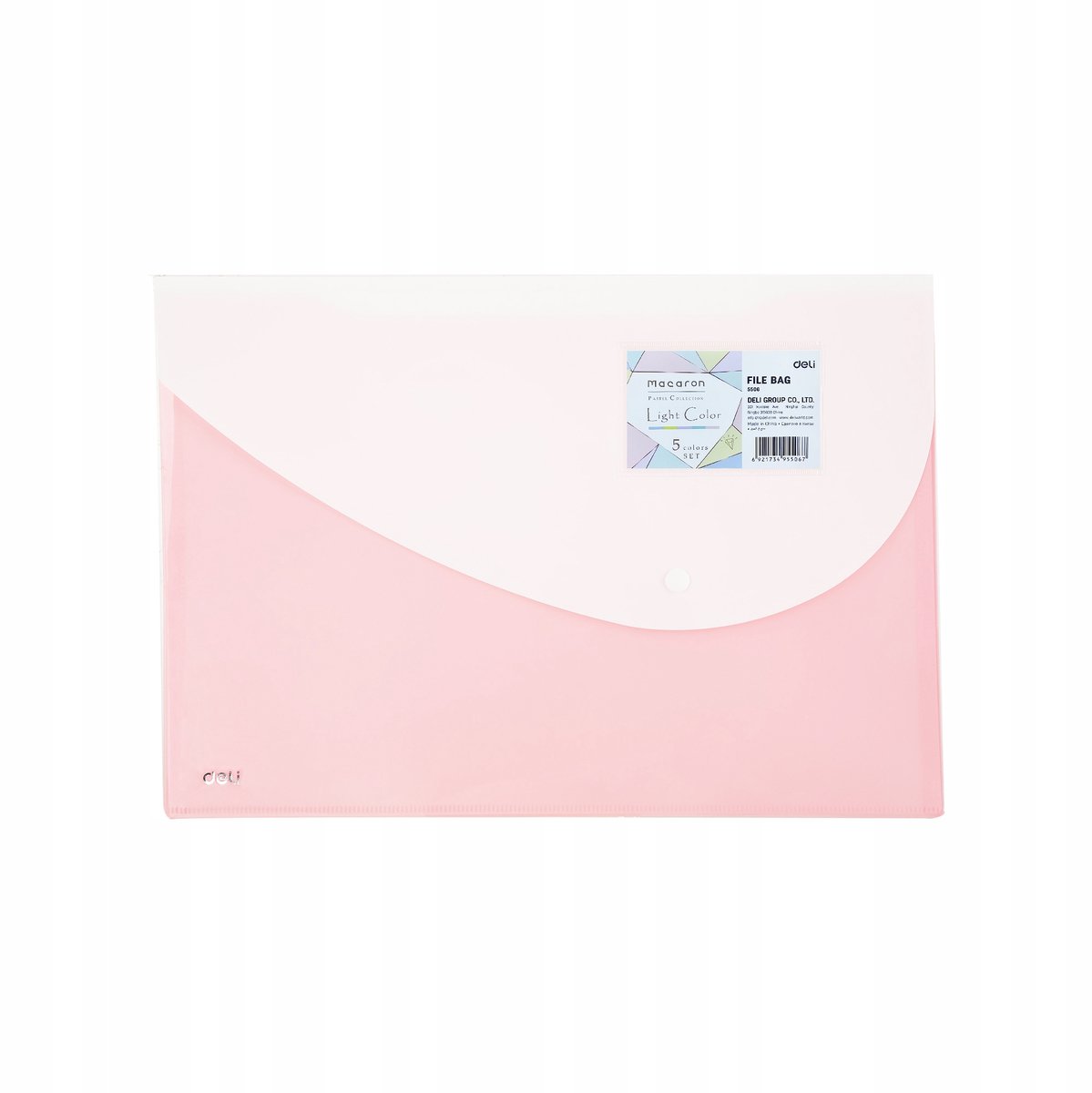 Deli A4 FC Pastel Roze Documentenkaart met Drukker - Organizer