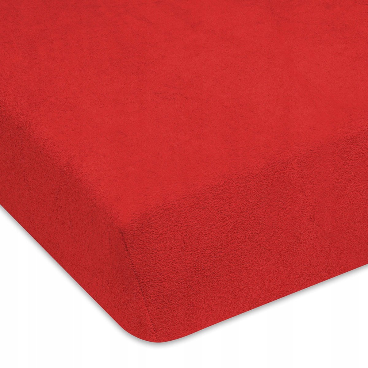 Terry Hoeslaken met Elastiek 140x200cm - Rood