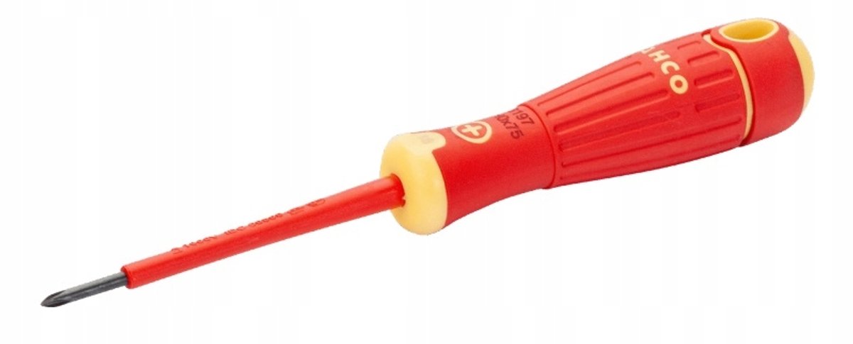 Bahco VDE Phillips Schroevendraaier PH1 x 150mm Geïsoleerd