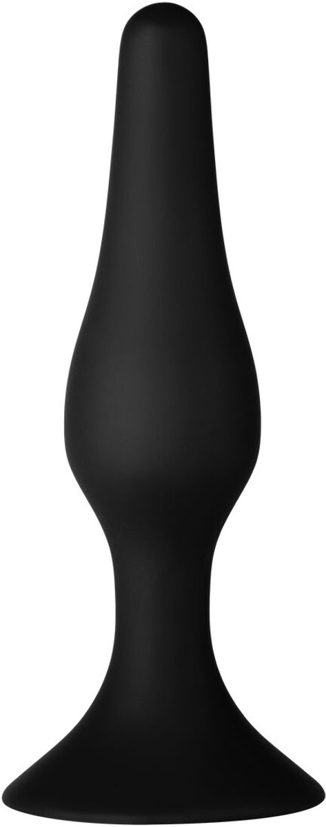 Forto F-11 Lungo Small Anaalplug - Zwart - 11.4 cm