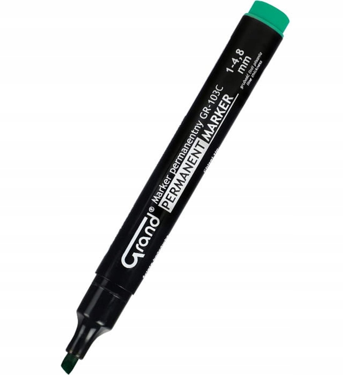 Grand Marker Permanent GR103C Groen, Afgeschuinde Punt, 1 stuk