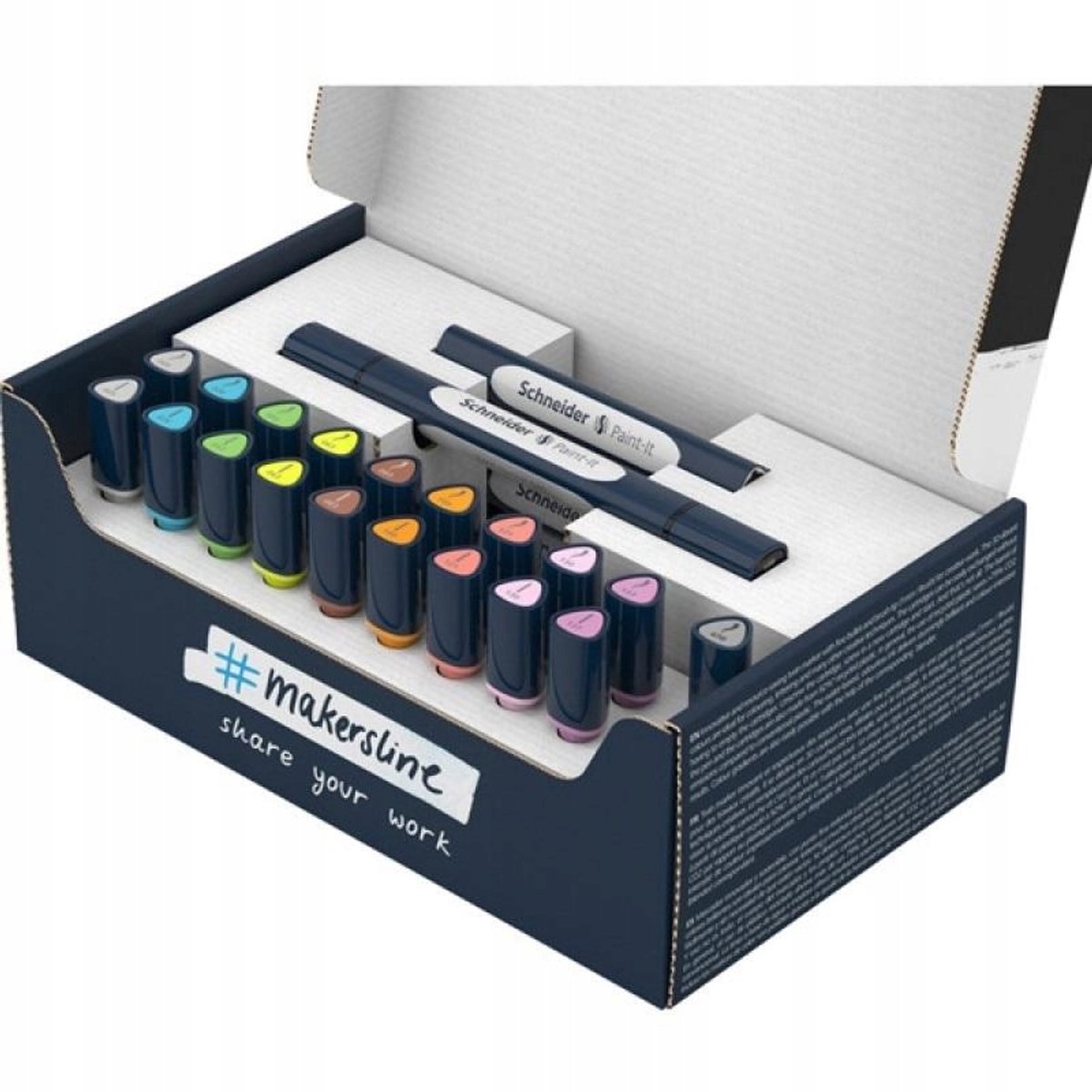 Schneider Paint-It Twinmarker Set - Dubbelzijdige Markers voor Creativiteit