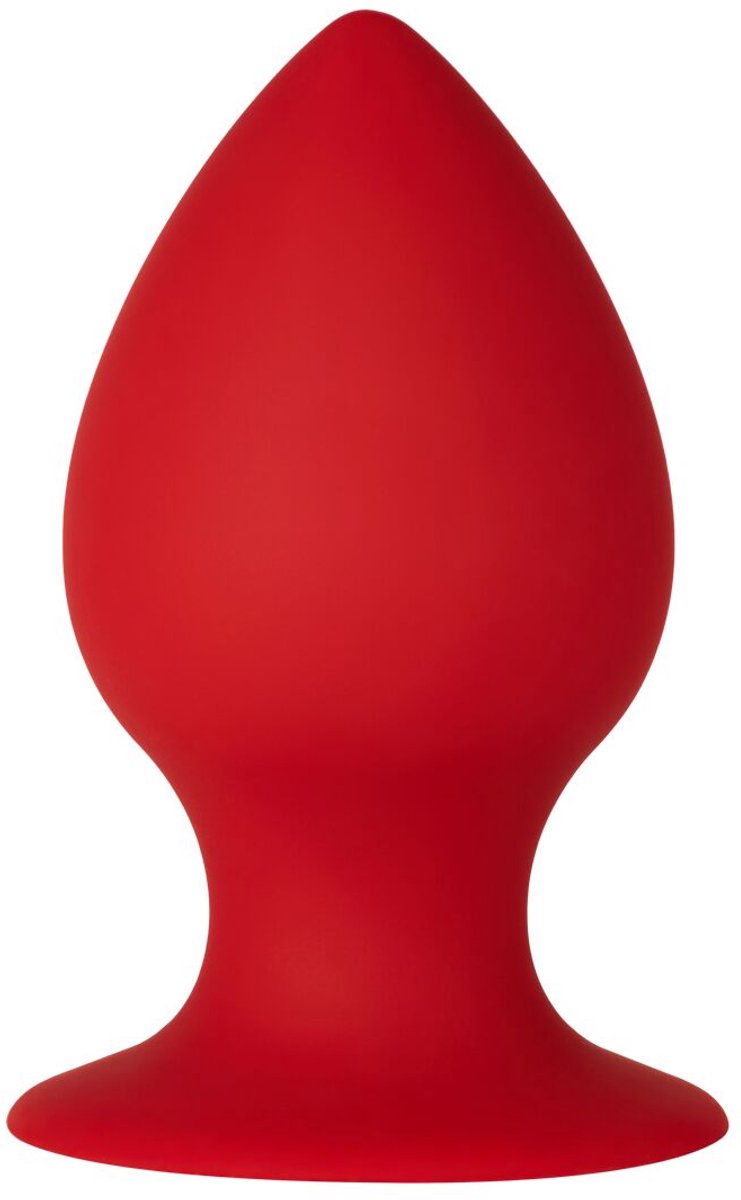 Forto F-98 Cone Small Anaalplug - Rood - 7.6 cm