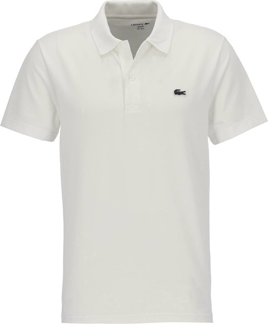 Lacoste Poloshirt Breathable Wit - Maat XL - Heren