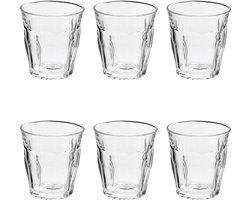 Duralex Picardie Waterglas 250ml - 6 stuks - Transparant Gehard glas