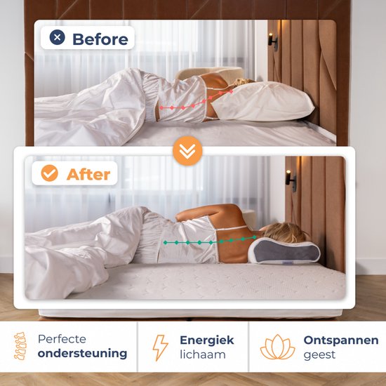 Best Life Surmatelas 140x200 M�moire de Forme - Topper Matras - Tencel - Matelas 140x200 - 8 cm
