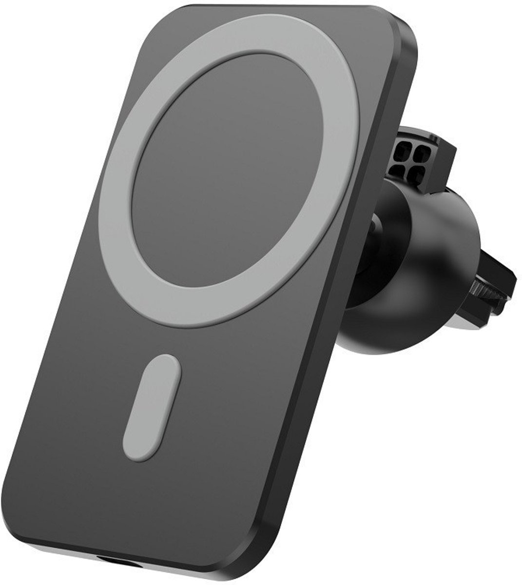 ATXANC elefoonhouders Auto - Geschikt voor MagSafe - Telefoonhouder - Draadloze Oplader - Gsm Houder Auto - zwart