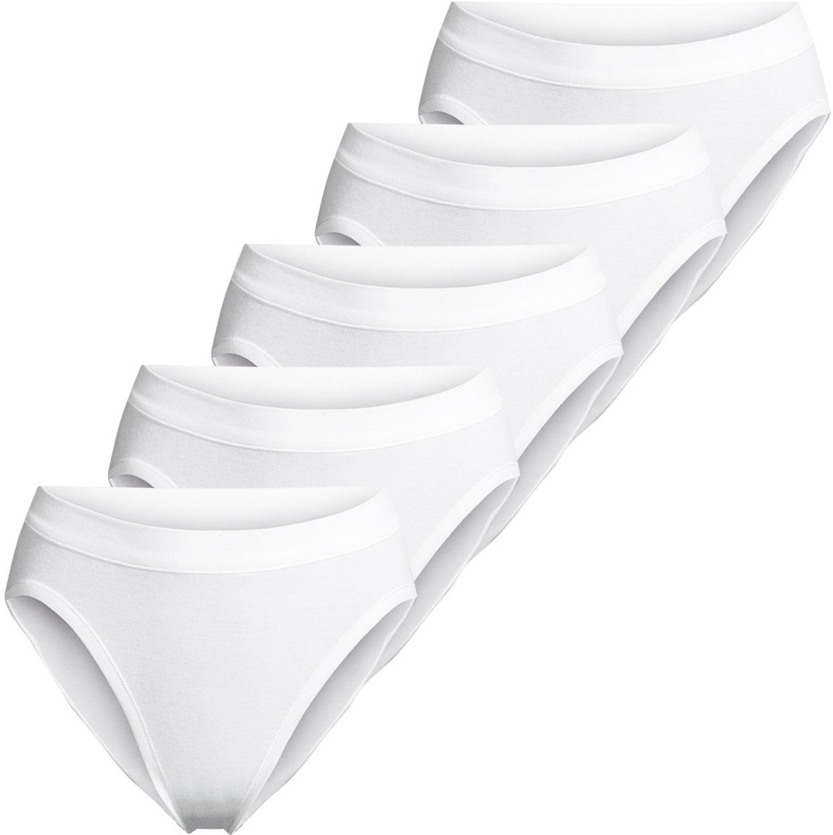 ESGE Dames slip / onderbroek 5 pack Basic - fijnrib