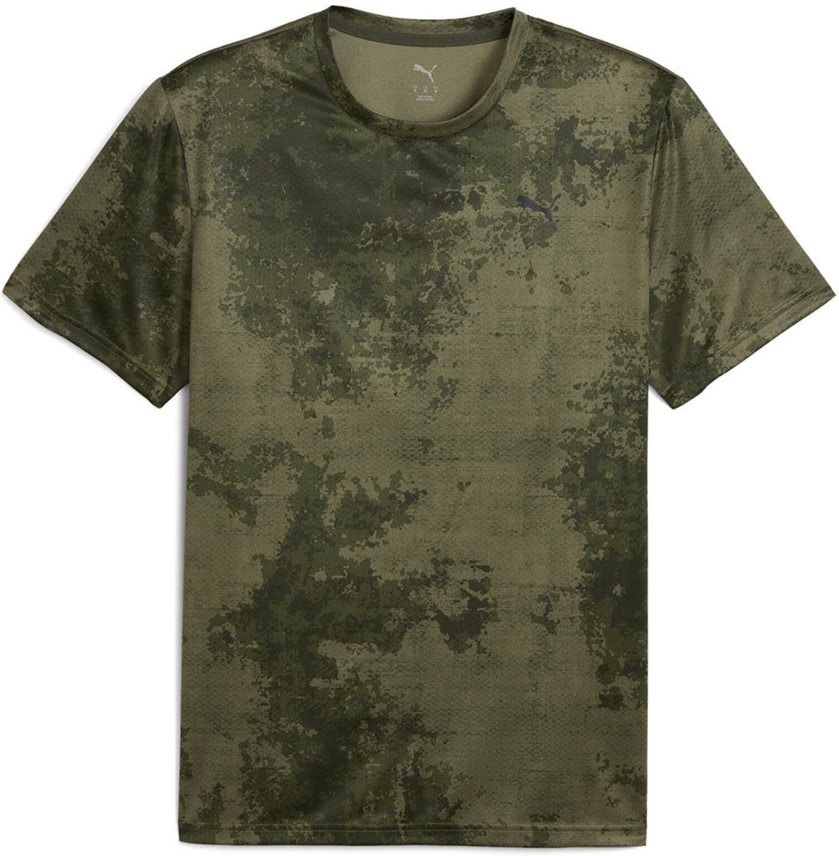 Puma Tad Essentials Aop T-shirt Met Korte Mouwen Man Olijf