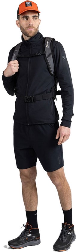 Sweat-shirt fin Rossignol Mid Layer avec fermeture éclair, Zwart M homme