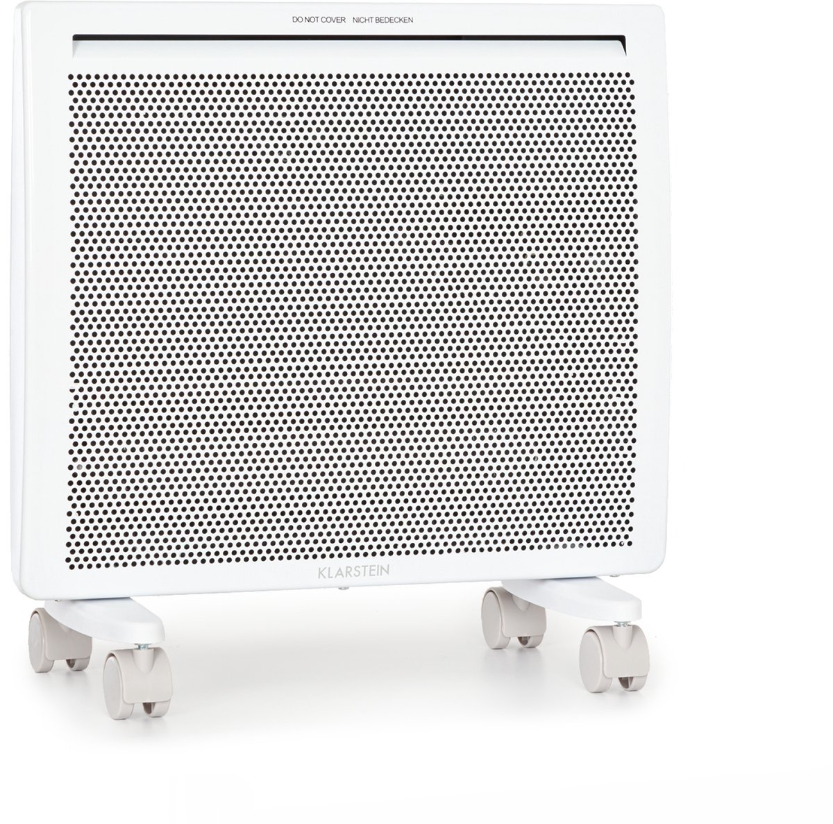 Klarstein Elektrische Verwarming, Convector- & Infraroodverwarming Vrijstaand, Energiezuinige Elektrische Verwarming, Open Raam Detectie, Elektrische Verwarming, Elektrische Radiator met Thermostaat, 1000 W