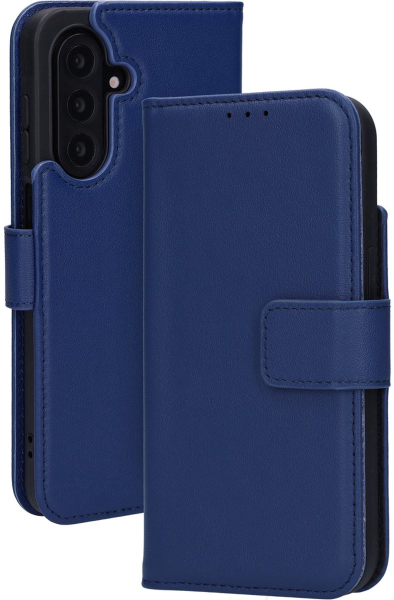 Mobiparts Leather Wallet Case geschikt voor Samsung Galaxy A17 - Blauw