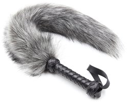 Smart Moves - Vossenstaart Flogger - 62cm - Grijs