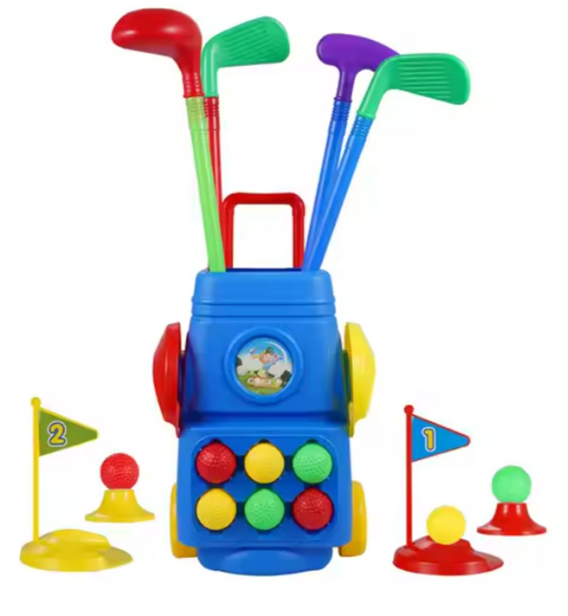 Jawes- Golfset- Peuters- Speelgoed- Golfen- Peutergolf- Kindergolf- Spelen- Speelgoed Golf- Peutersport- Speelgoedgolfset