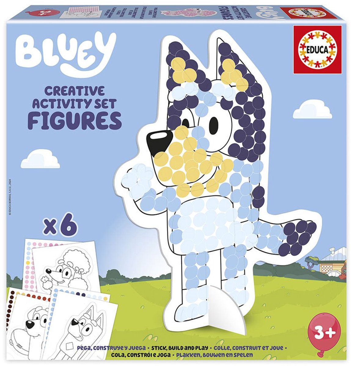 Creatieve set - EDUCA - Bluey Creatieve activiteitenset – 3D