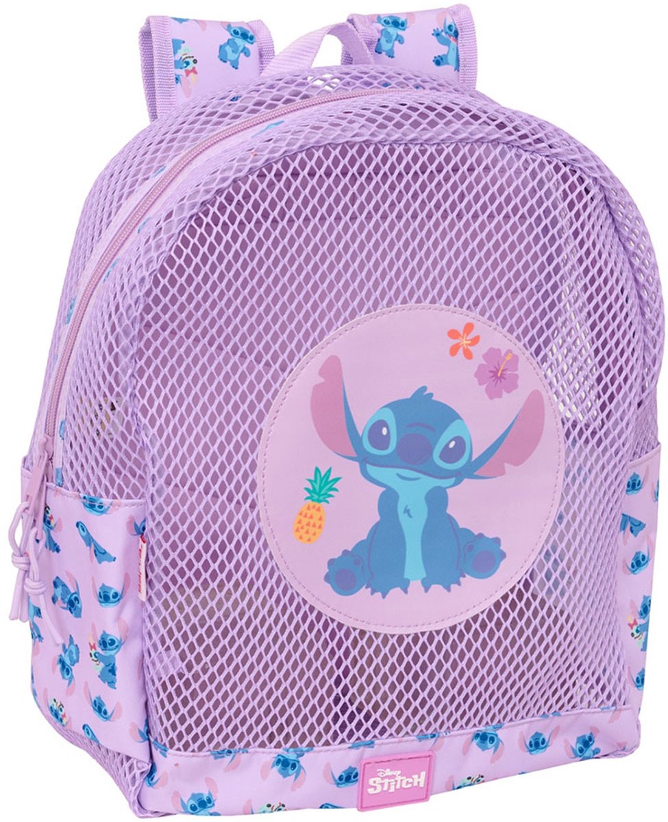 Safta 642575610 Stitch 13.15l 32x43x14 Cm Rugzak Roze Kinderen