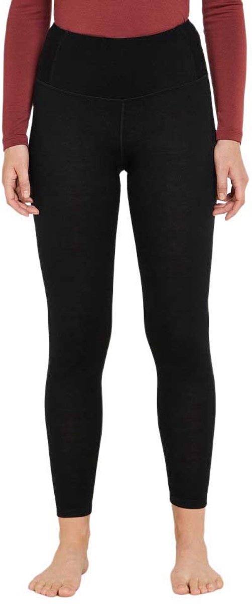 Icebreaker Merino 260 Tech High Rise Thermobroek Dames Black M