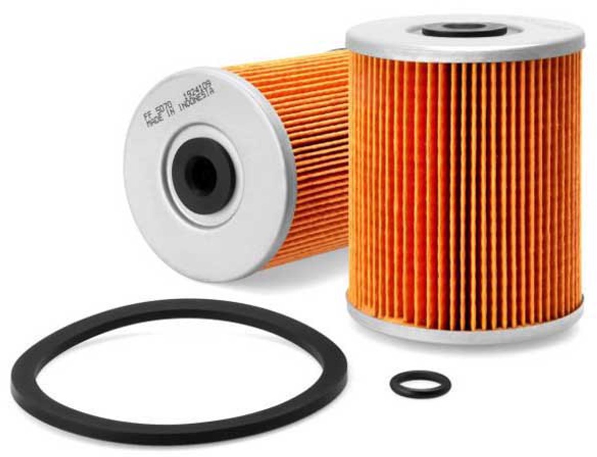 Fleetguard Brandstoffilter Voor Yanmar Ff5070-motoren Oranje