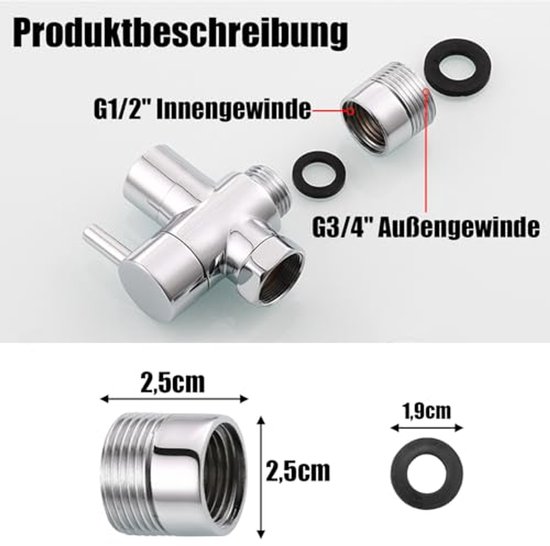Draadfitting verloopring 3/4 buitendraad x 1/2 binnendraad verzinkt kopen