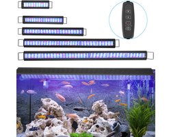 36W LED aquarium met timer schelpdieren decoratie waterdicht - Geschikt voor aquaria van 87-110cm - Aquarium led RGB verlichting - Drie verlichtingsmodi- Ingebouwde timerregelaar- Schaalbare beugel
