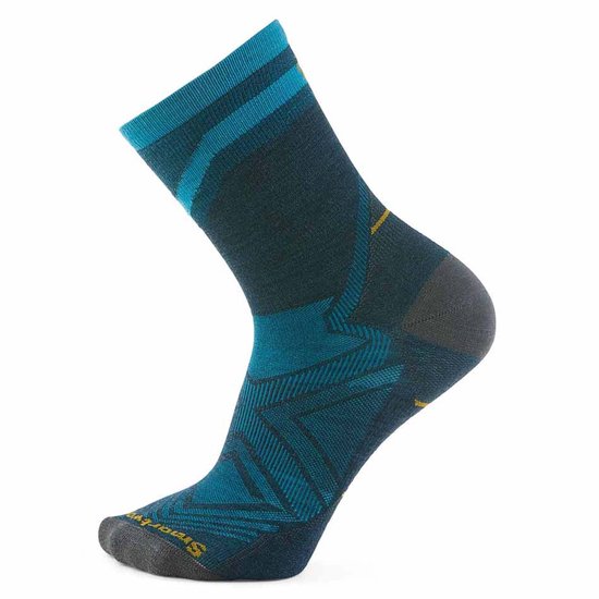 Chaussettes mi-mollet Smartwool Run Zero Cushion Blauw EU 46-49 homme, femme