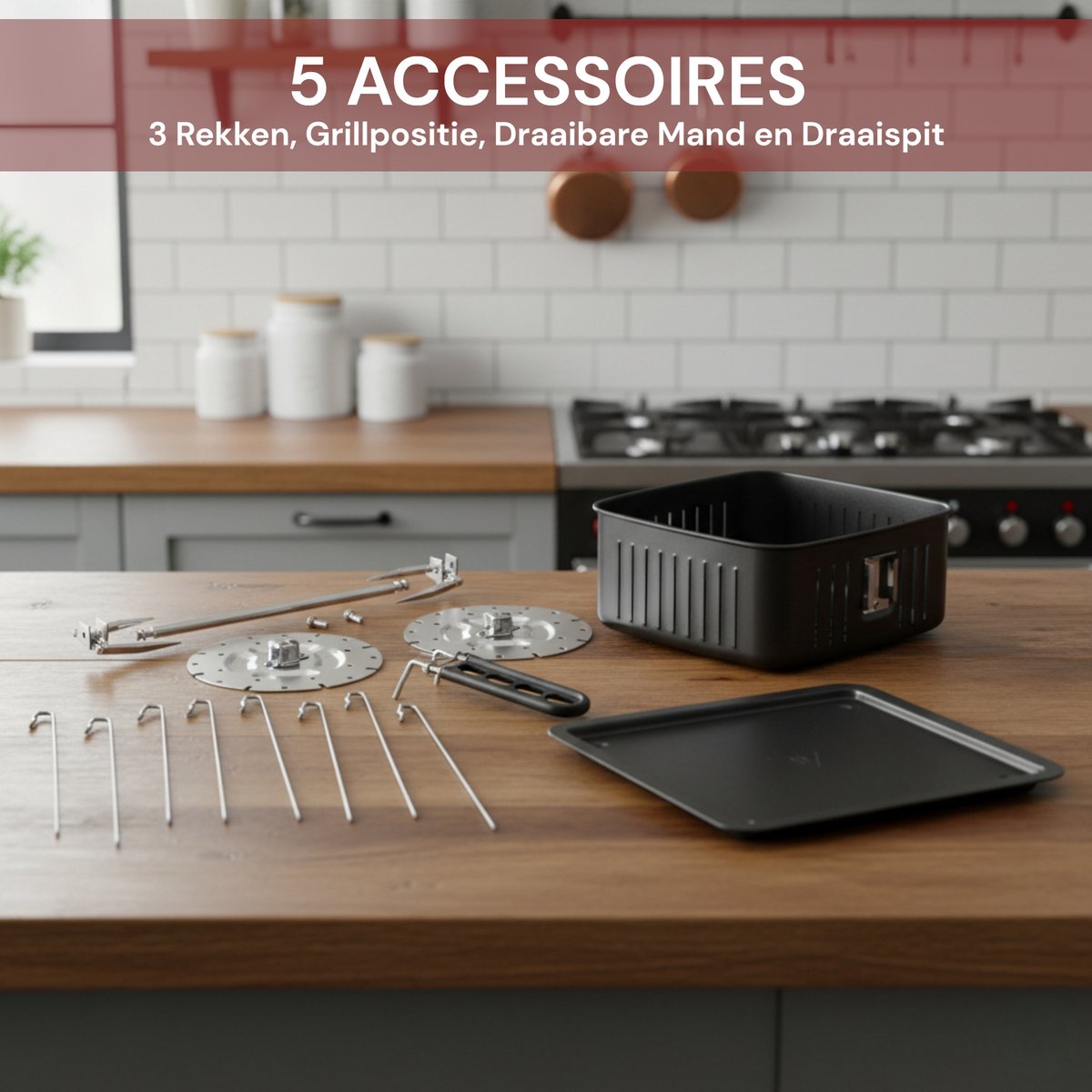 Royal Swiss Airfryer met Dubbele Lade 12L - afbeelding 2