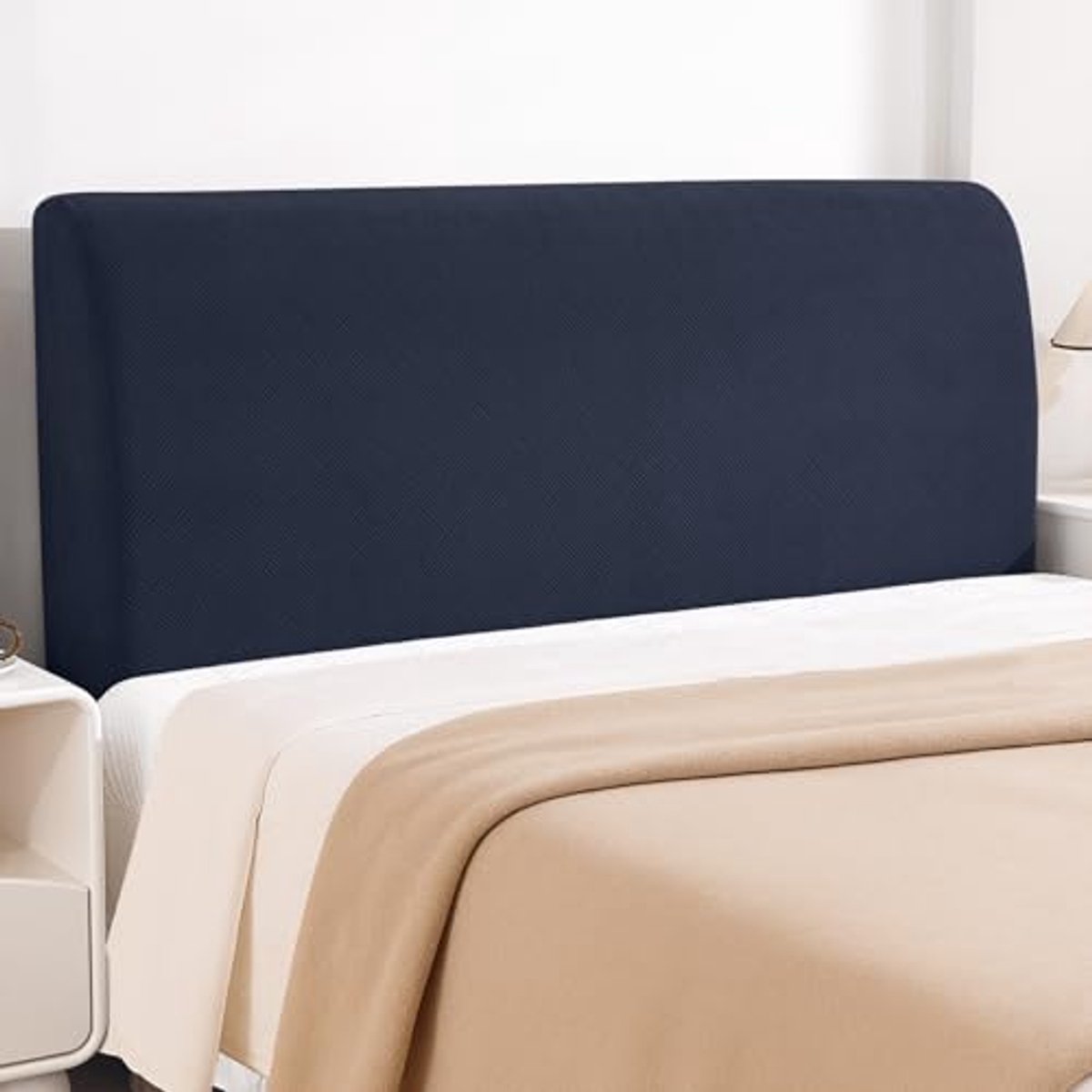 Hoofdbordbekleding Donkerblauw voor Tweepersoonsbed