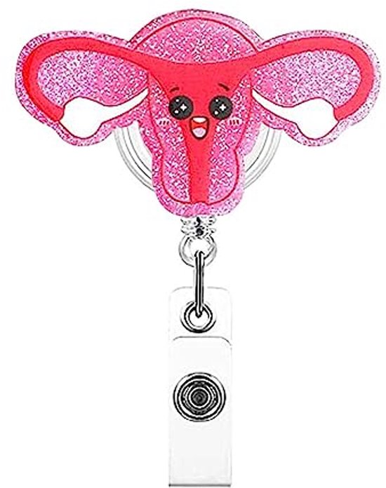 5st Verpleegkundige Badge Reels Intrekbaar, Verpleegkundige Badge Houder Leuke Grappige ID Badge Clip 5 Patronen voor Assistent Verpleegkundigen Arts Leraar Studenten Naamkaartjes Kantoor
