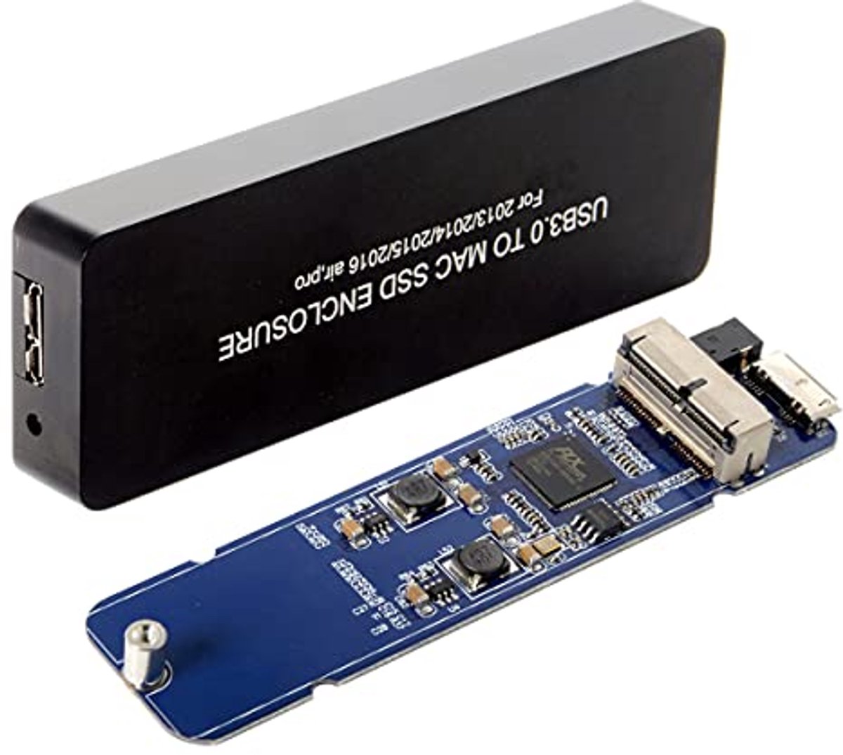 USB 3.0 naar 16+12P SSD Behuizing voor Laptop Air en Pro - Draagbare HDD Enclosure